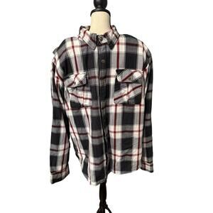 NWT Milwaukee Performance Red Plaid Motorcycle Jacket Size 3XL